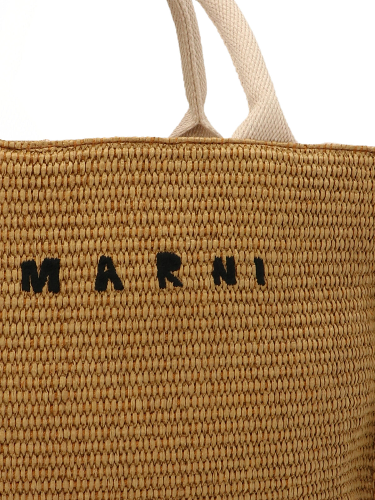 Marni Beige Cotton Tote Bag
