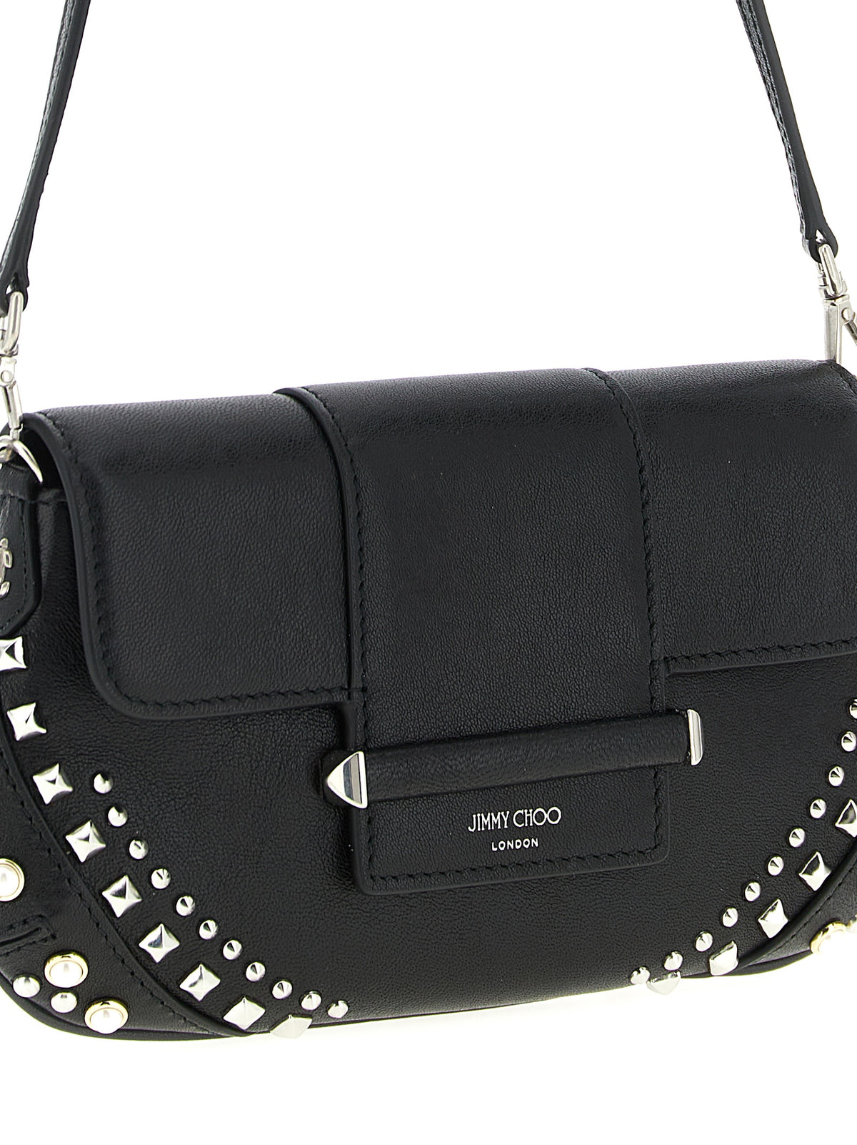 Jimmy Choo Black Lamb Leather Cardholder