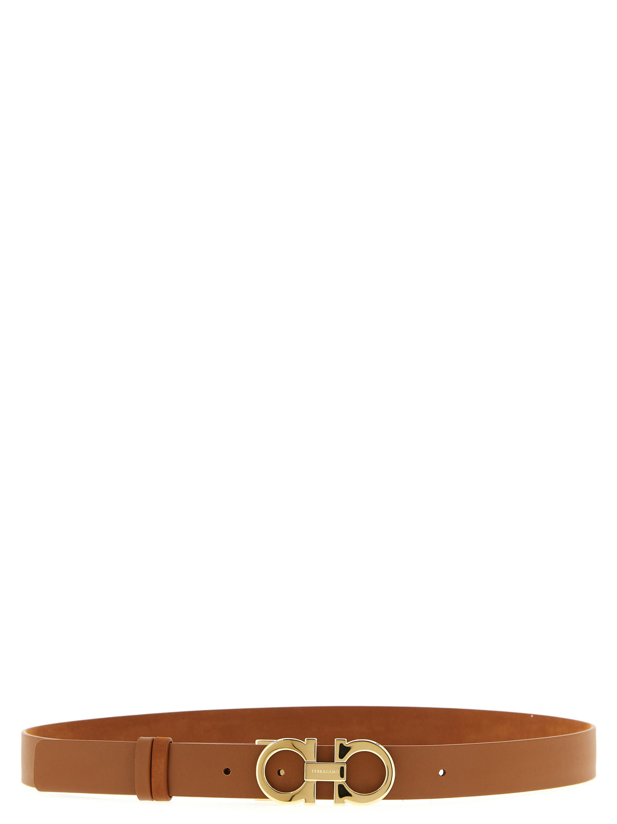 Ferragamo Brown Calfskin Regular Belt