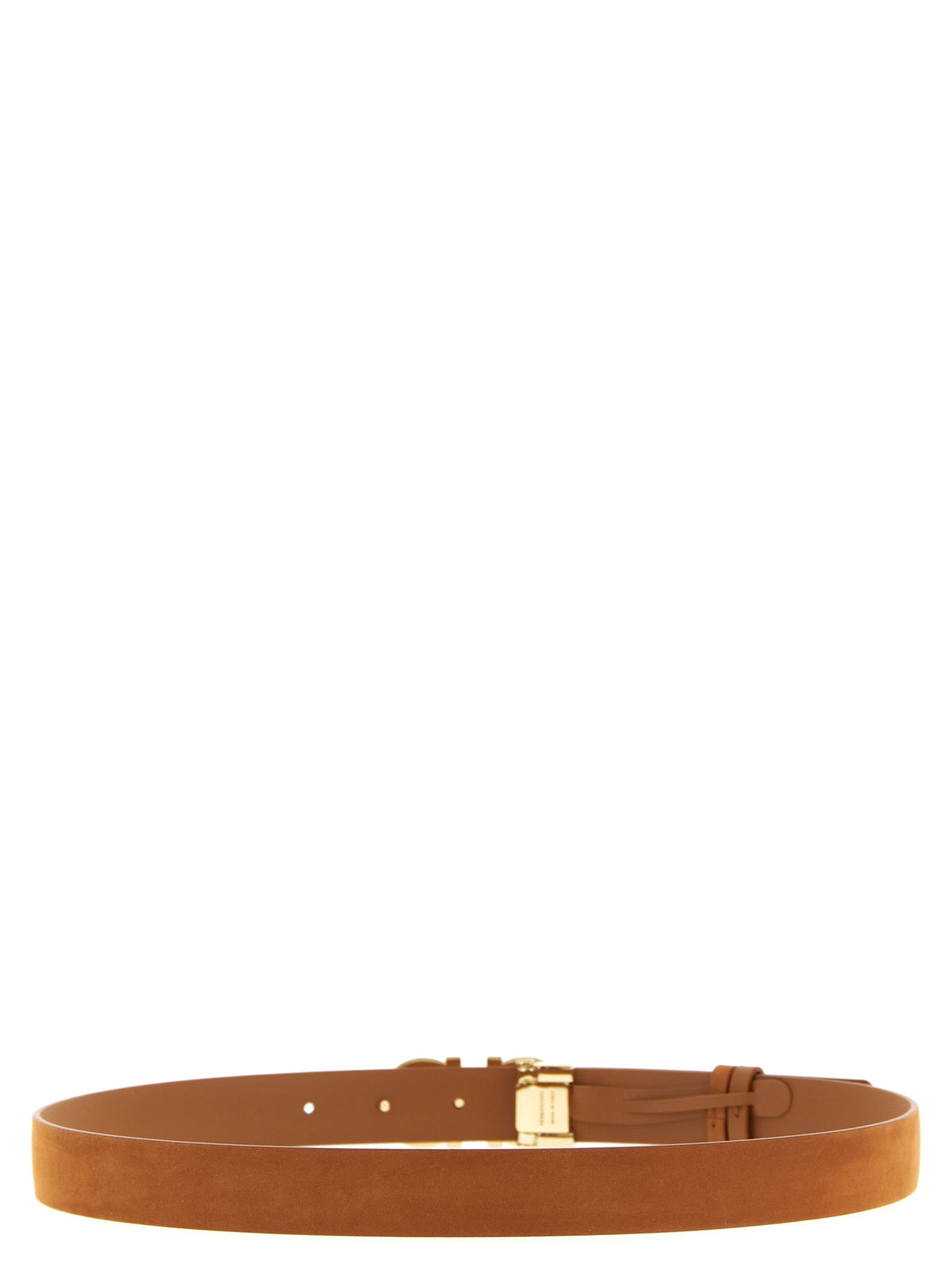 Ferragamo Brown Calfskin Regular Belt