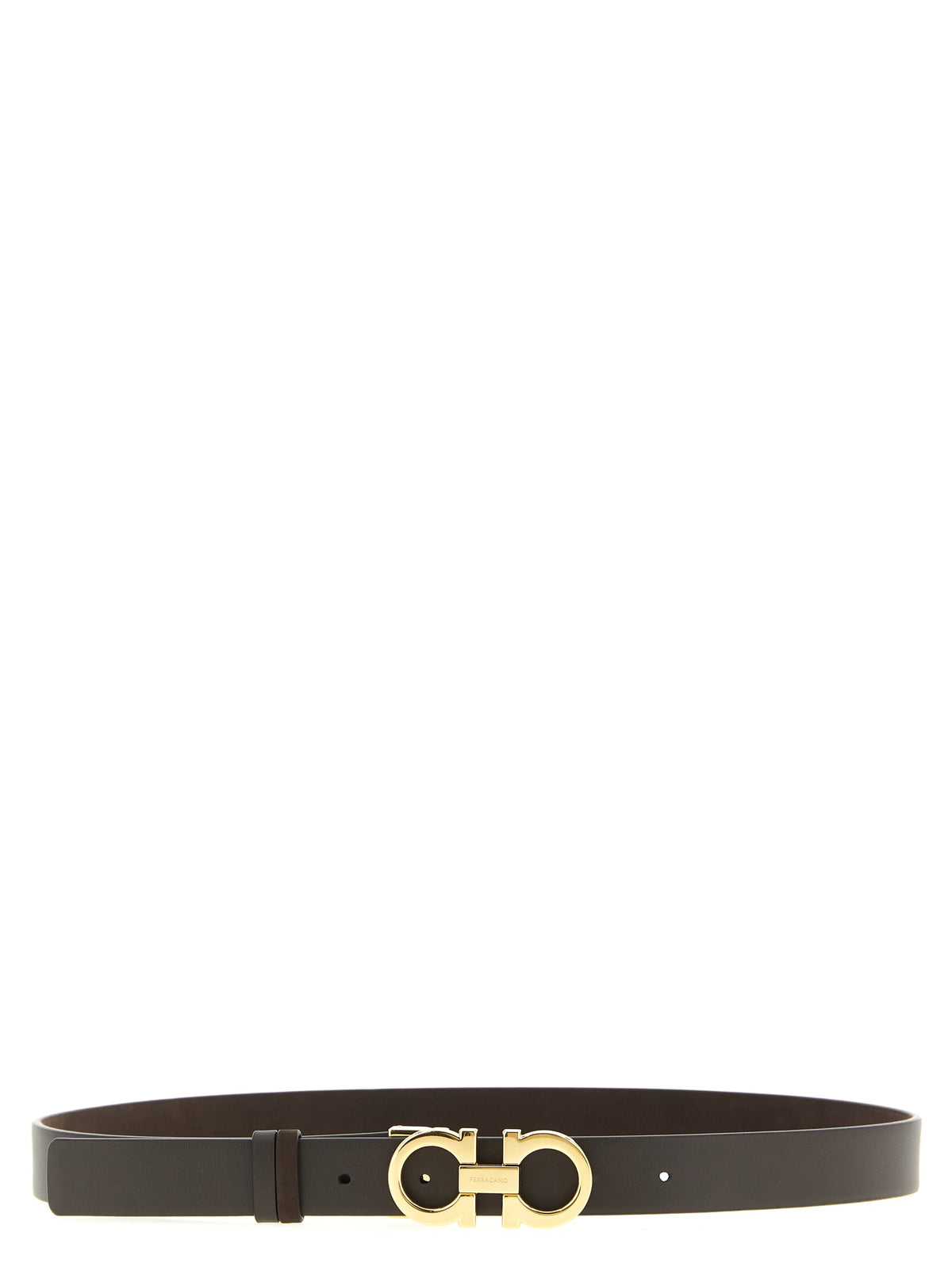 Ferragamo Brown Calfskin Regular Belt