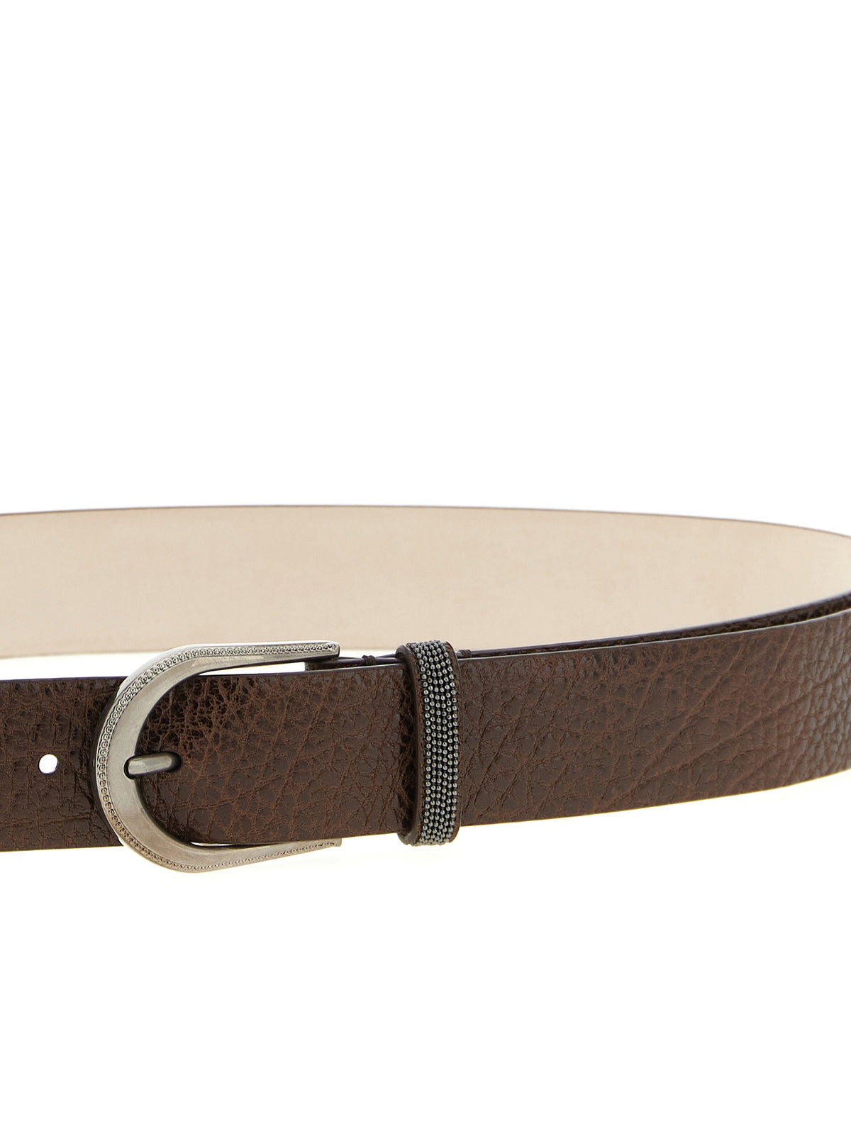 Brunello Cucinelli Brown Calfskin Regular Belt