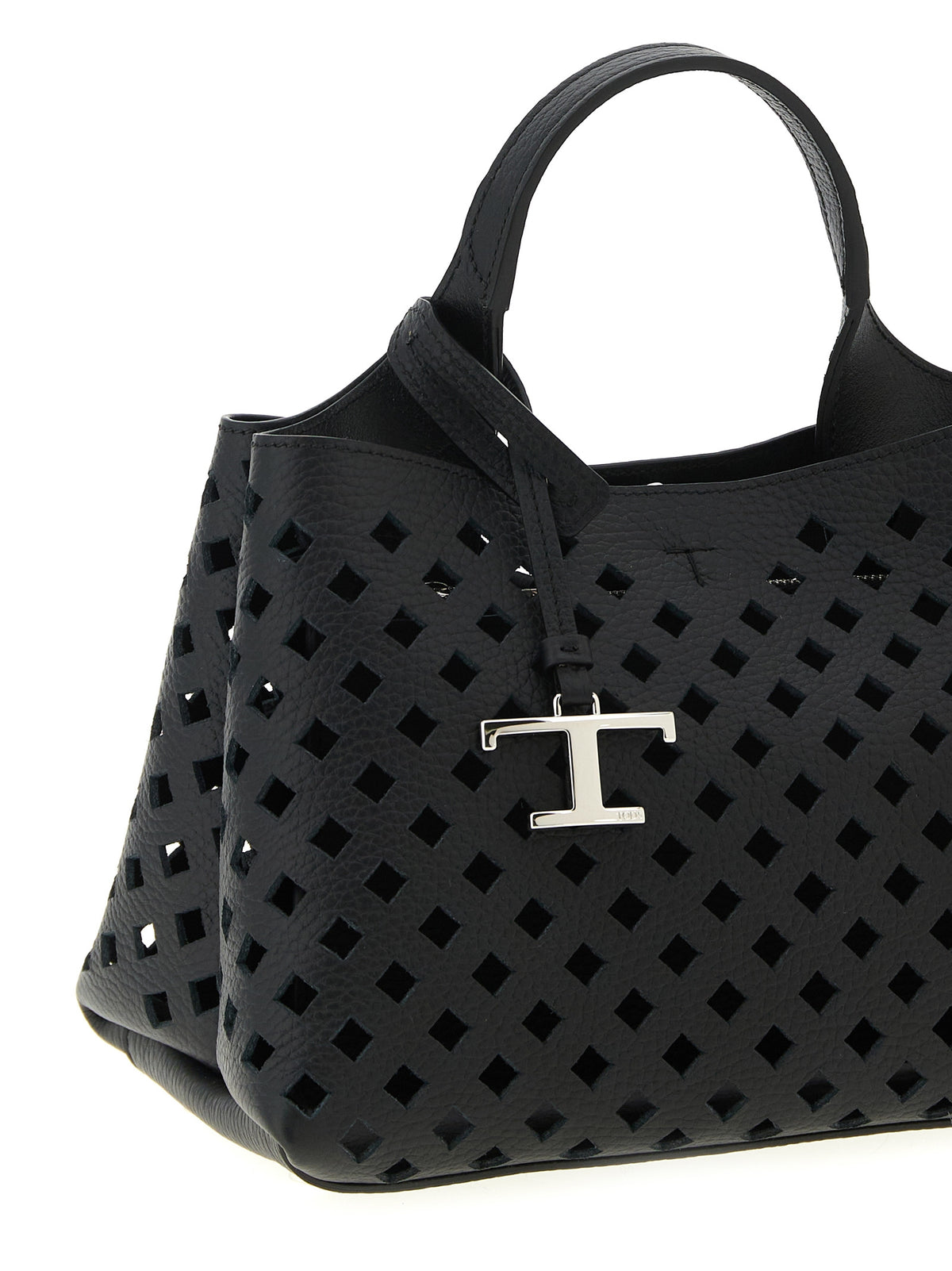 Tod's Black Calfskin Handbag