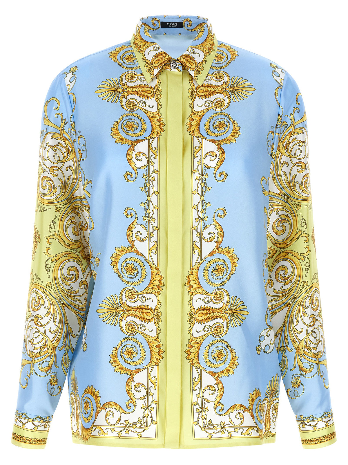 Versace Multicolor Silk Blouse