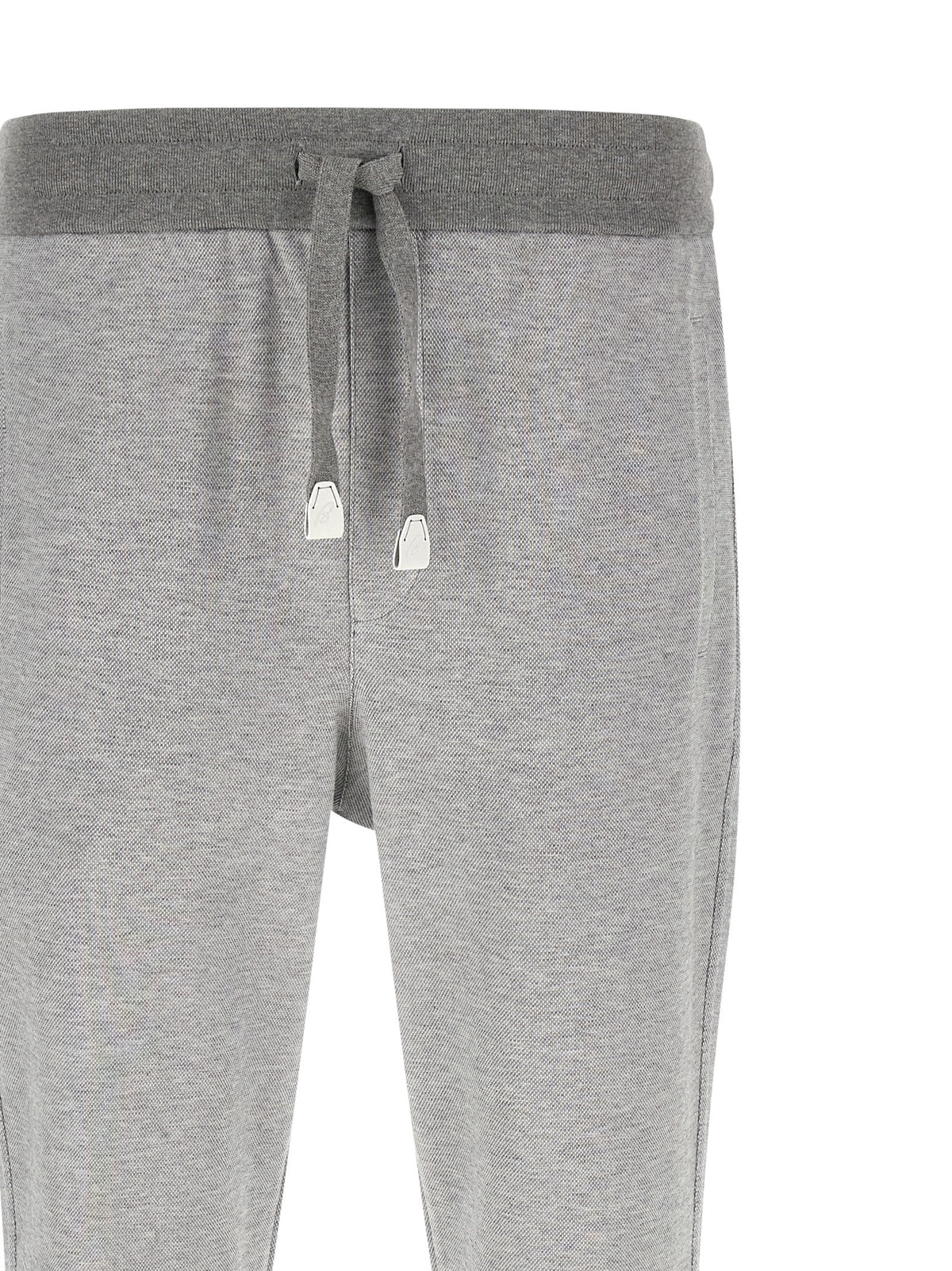 Brioni Gray Cotton Joggers (Workout Pants)