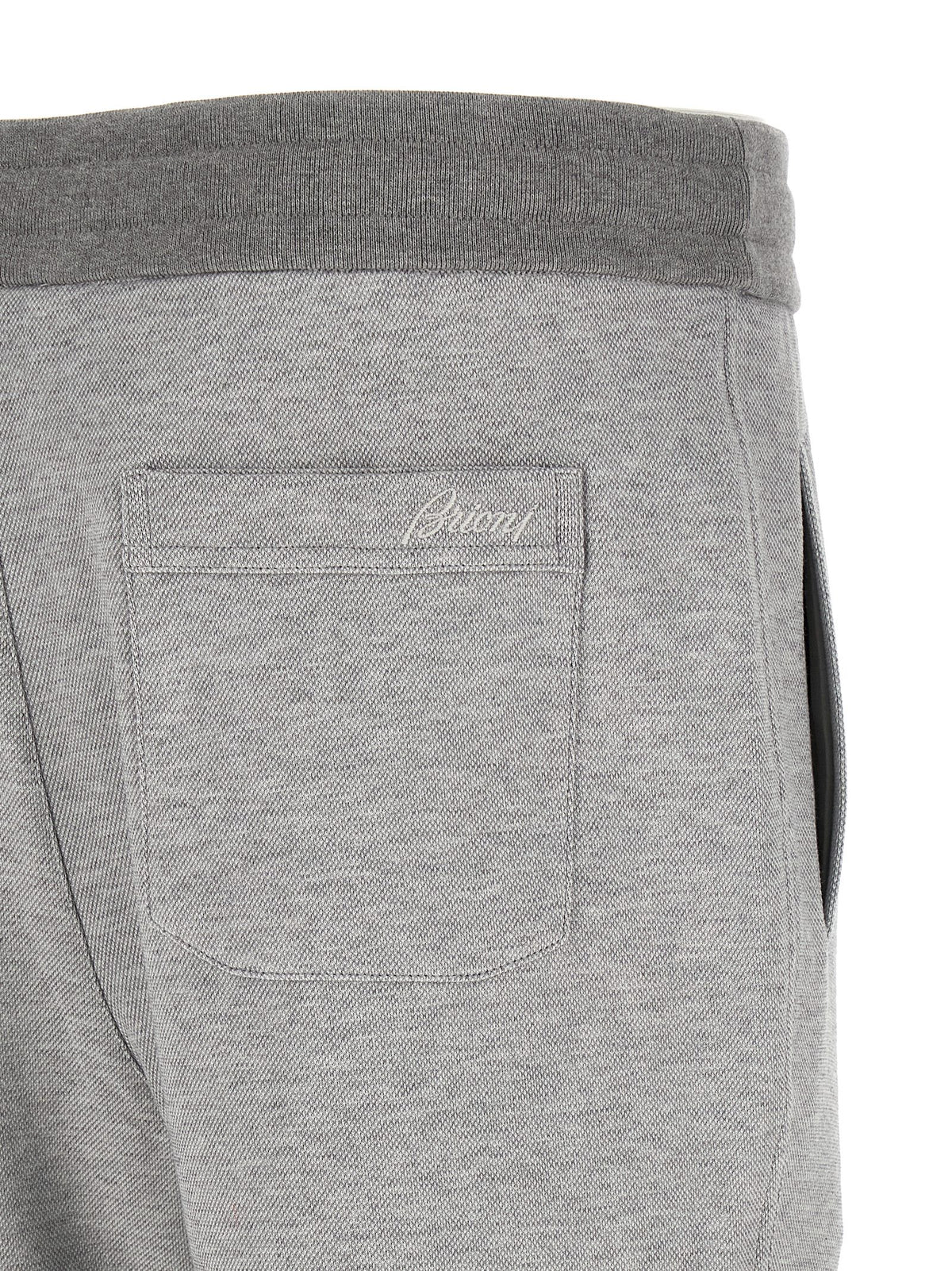 Brioni Gray Cotton Joggers (Workout Pants)