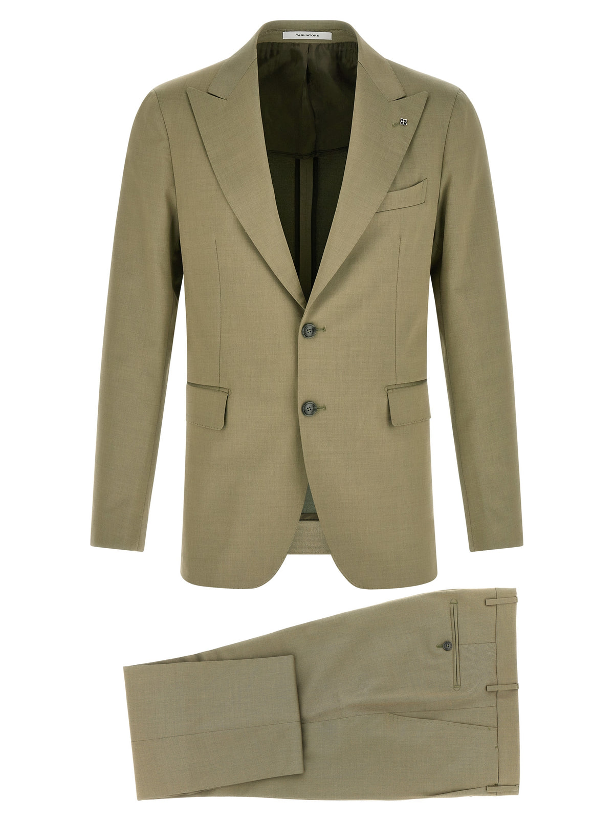 Tagliatore Bicolor Virgin Wool Two-Piece Suit