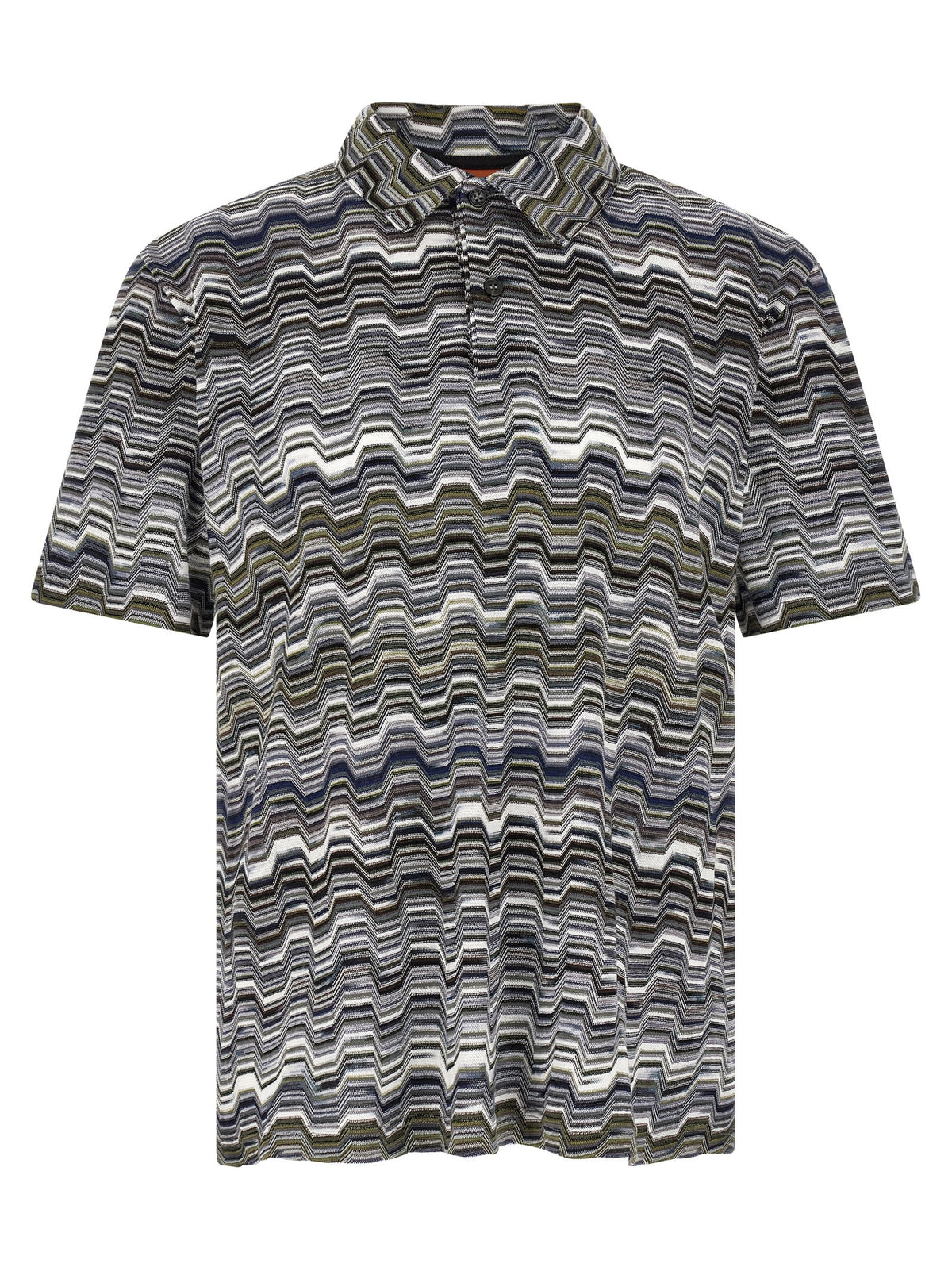 Missoni Bicolor Cotton Polo Shirt