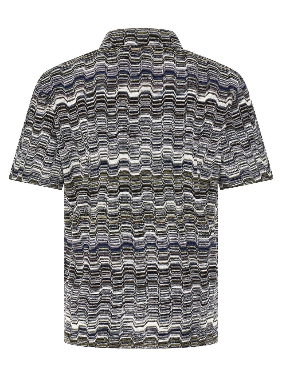 Missoni Bicolor Cotton Polo Shirt