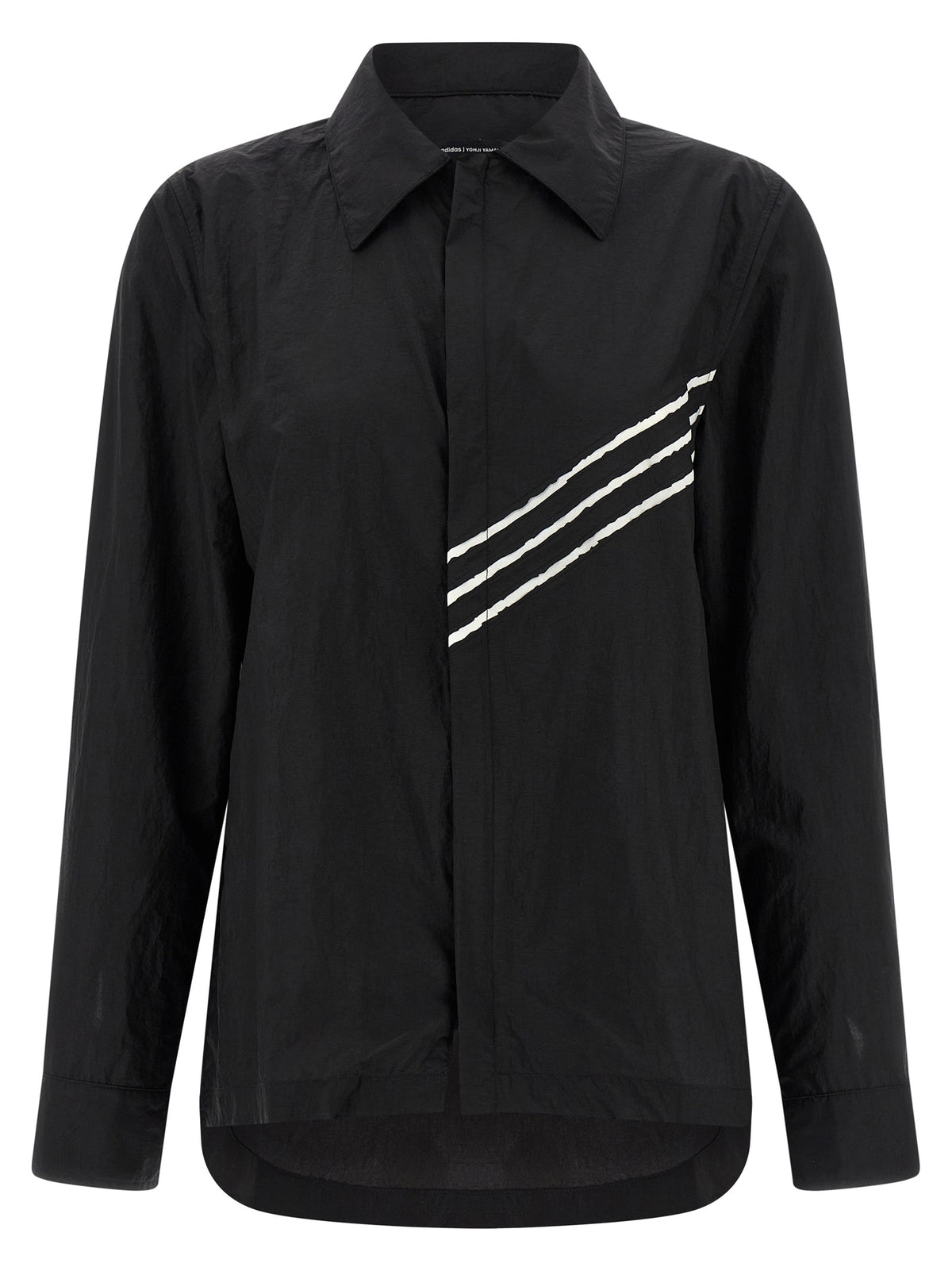 Y-3 Black Polyamide Pattern Shirt