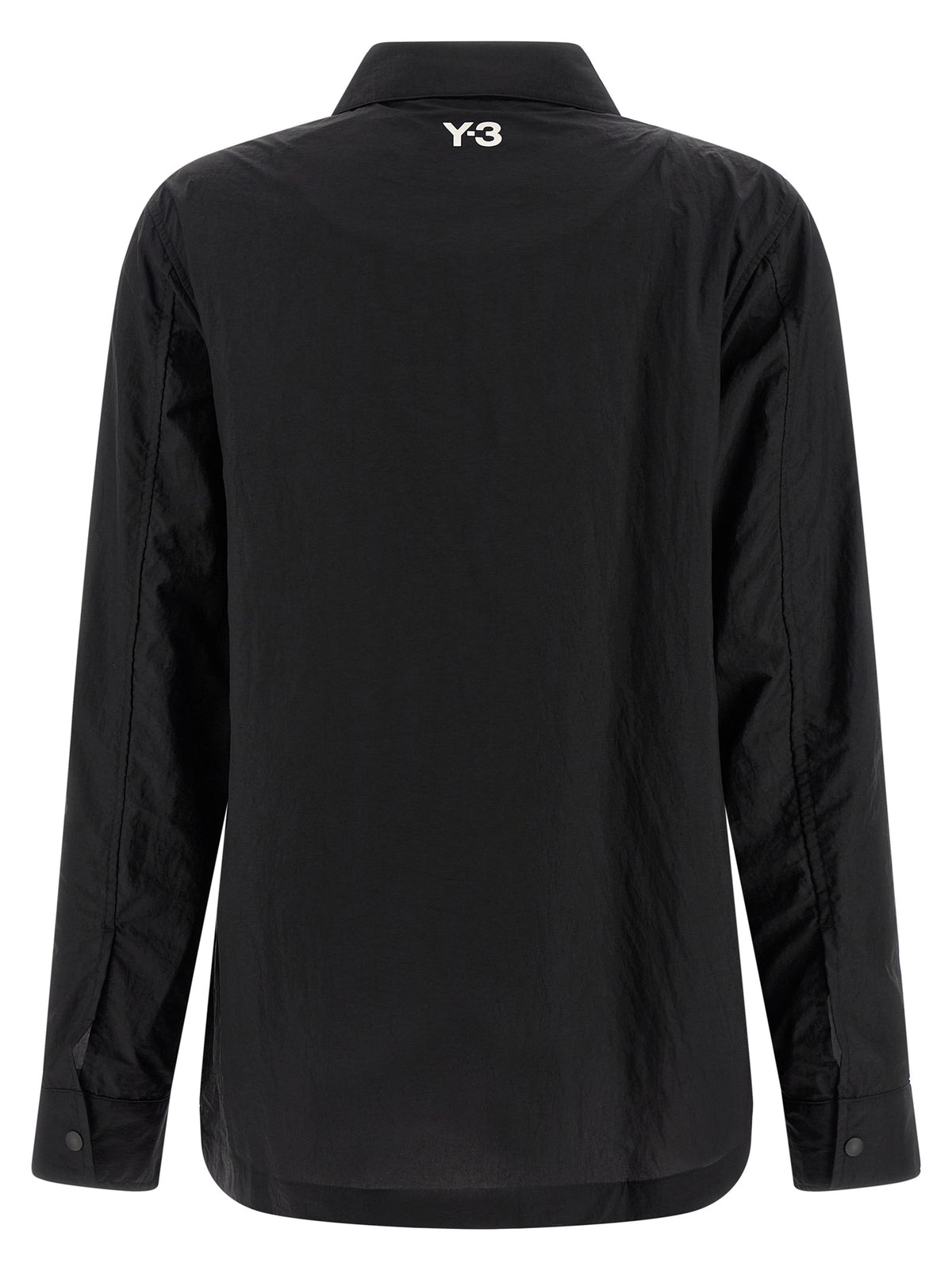 Y-3 Black Polyamide Pattern Shirt