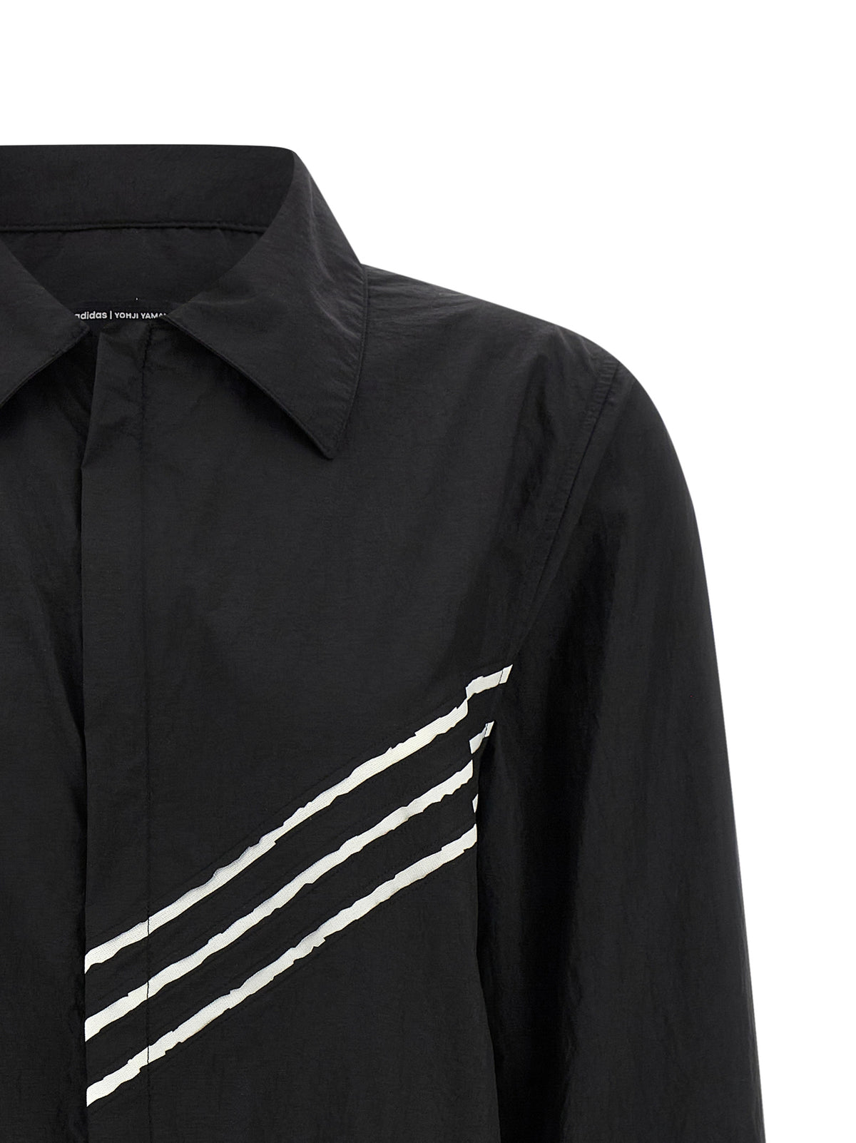 Y-3 Black Polyamide Pattern Shirt