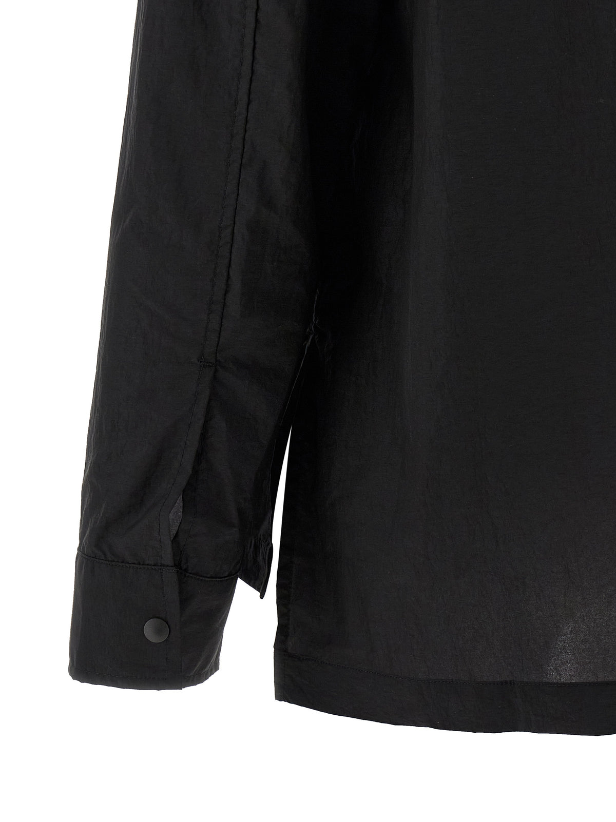 Y-3 Black Polyamide Pattern Shirt