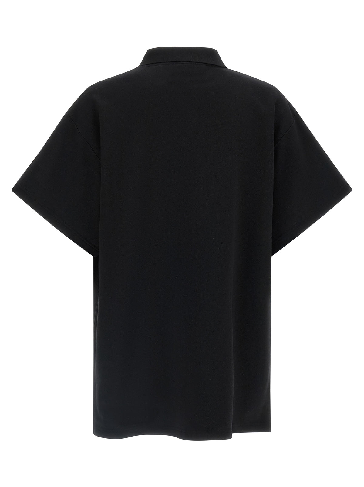 Balenciaga Black Cotton Polo Shirt