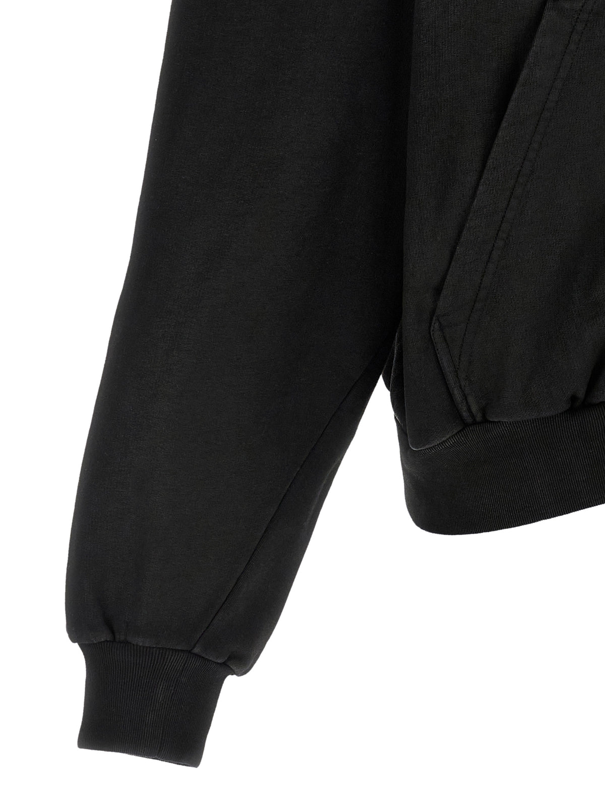 Balenciaga Black Cotton Sweatshirt