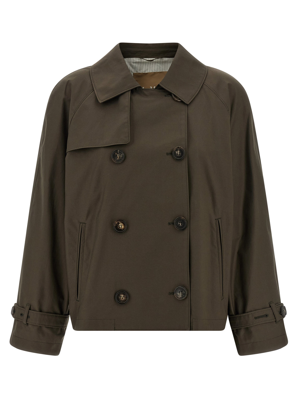 Max Mara Bicolor Cotton Coat