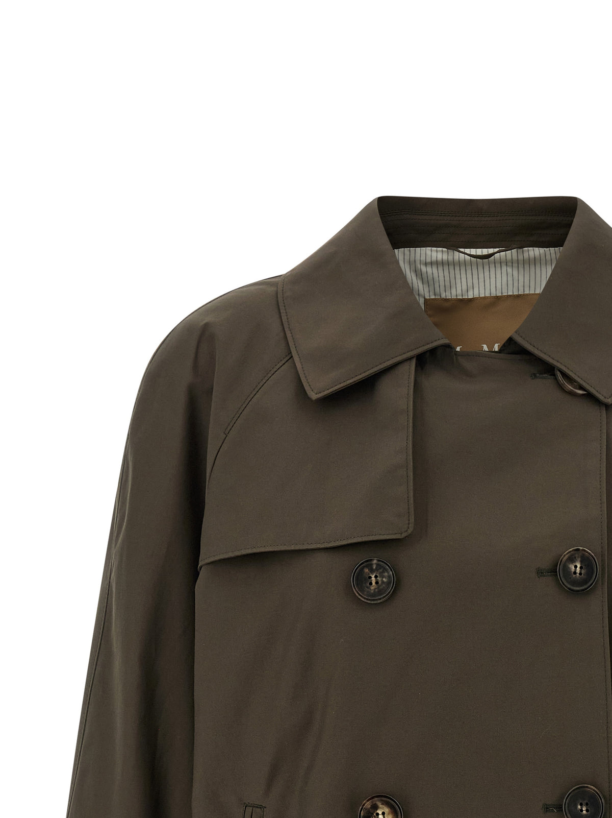 Max Mara Bicolor Cotton Coat