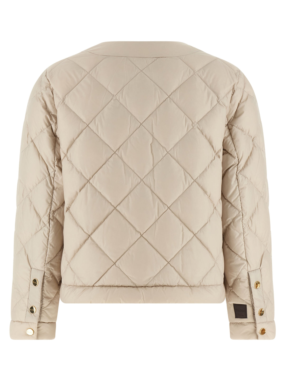 Max Mara Beige Polyamide Full-Length Jacket