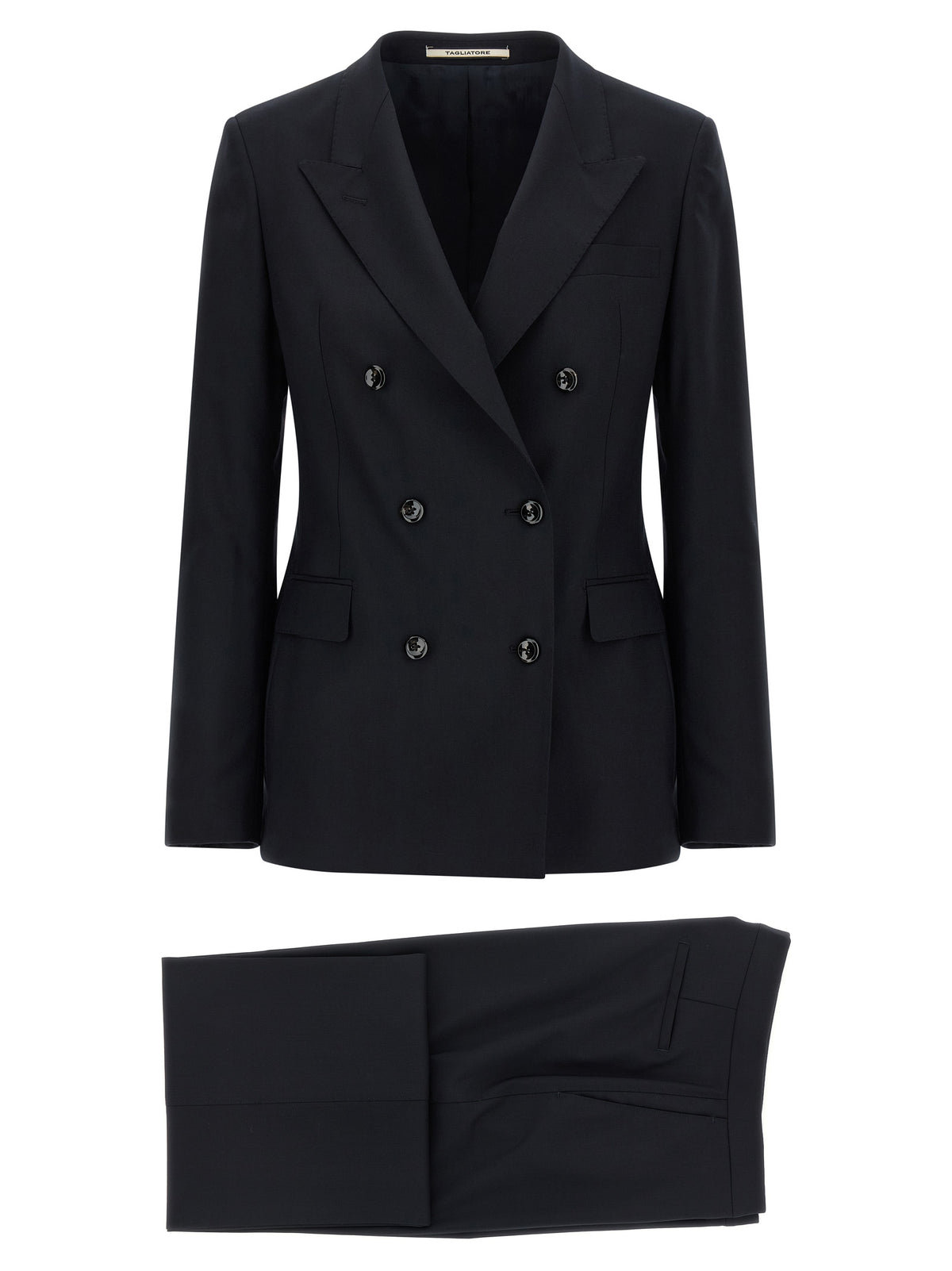 Tagliatore Blue Virgin Wool Two-Piece Suit