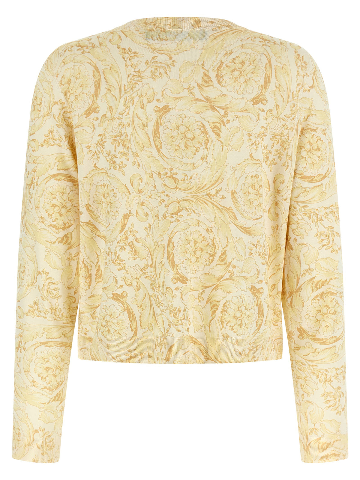 Versace Bicolor Silk Cardigan
