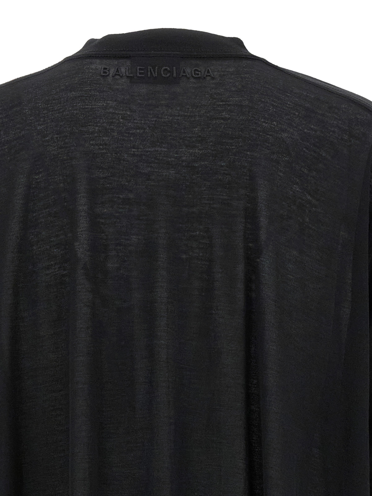 Balenciaga Black Cotton Casual Dress