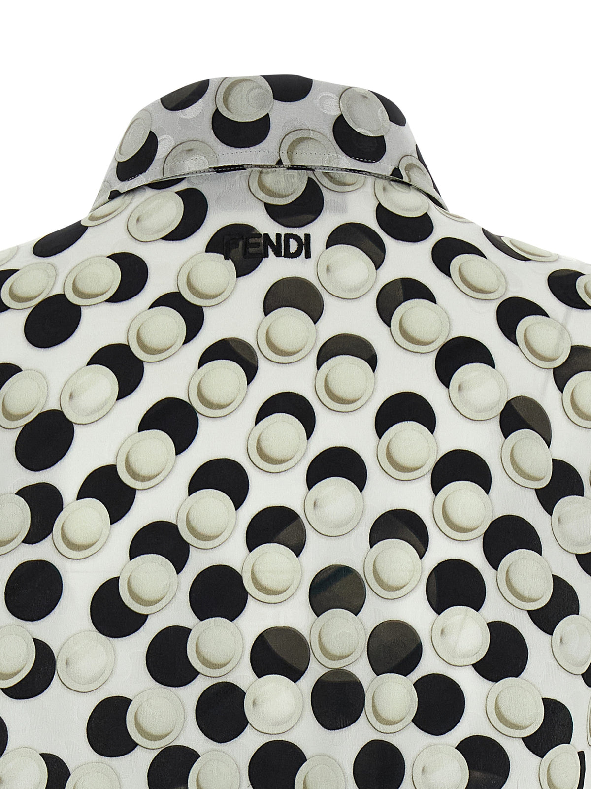Fendi Multicolor Silk Pattern Shirt