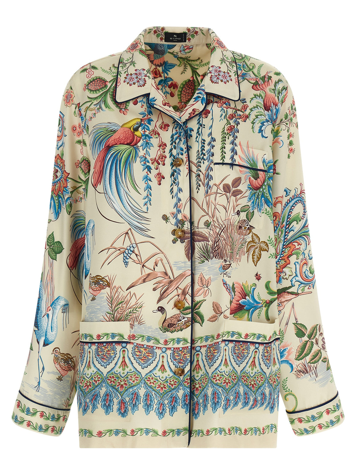Etro Multicolor Polyester Blouse