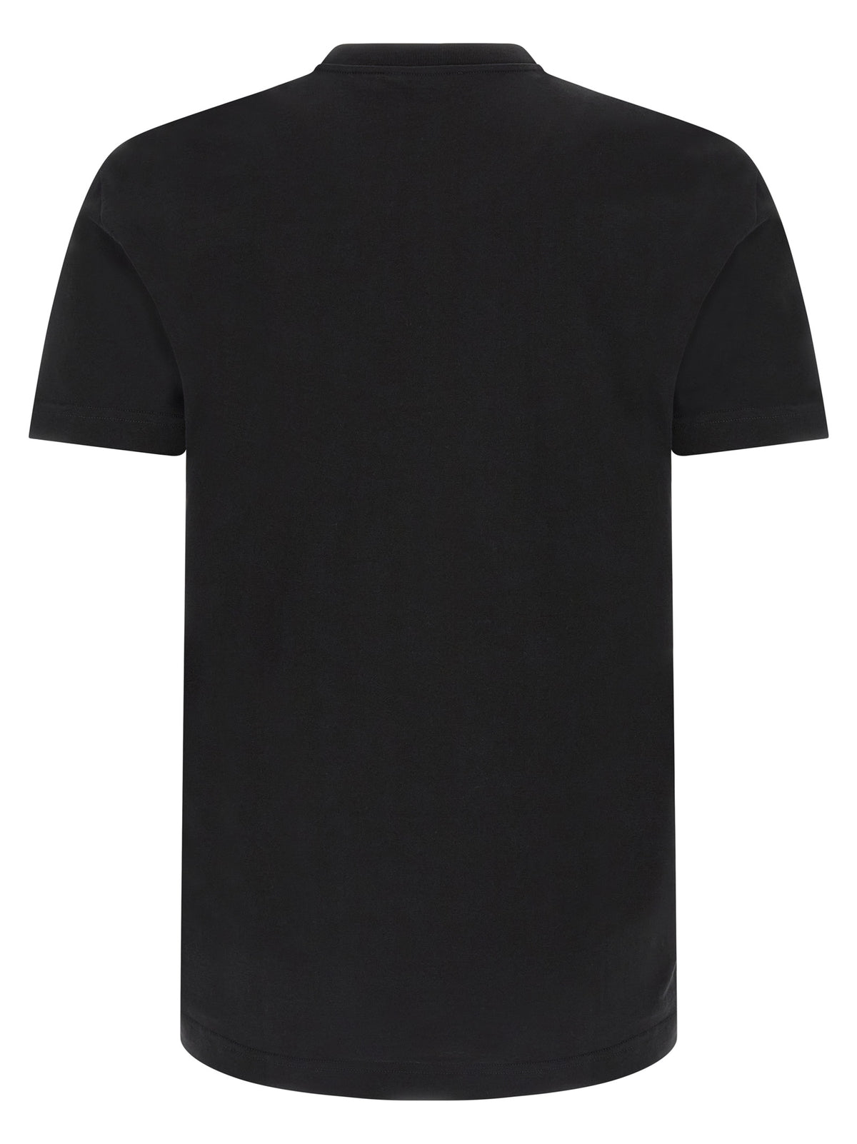 Dolce & Gabbana Black Cotton T-Shirt