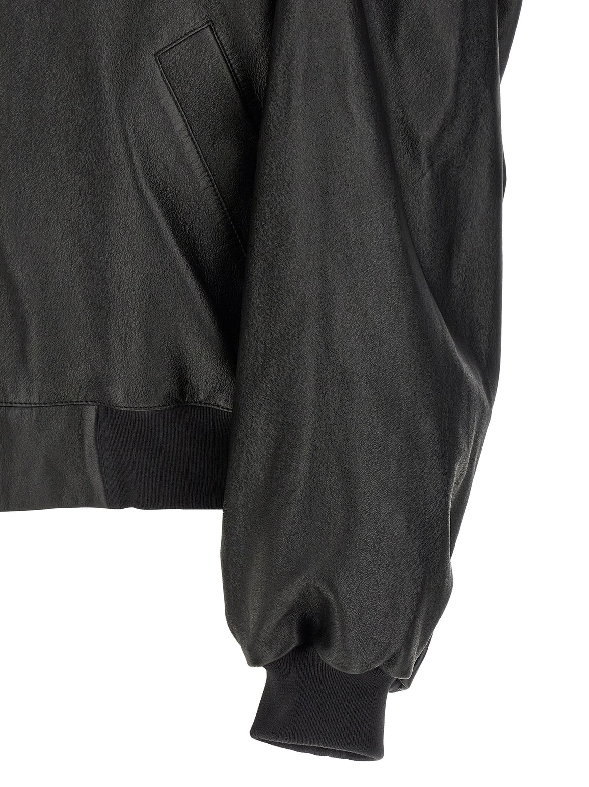 Balenciaga Black Lamb Leather Leather Jacket