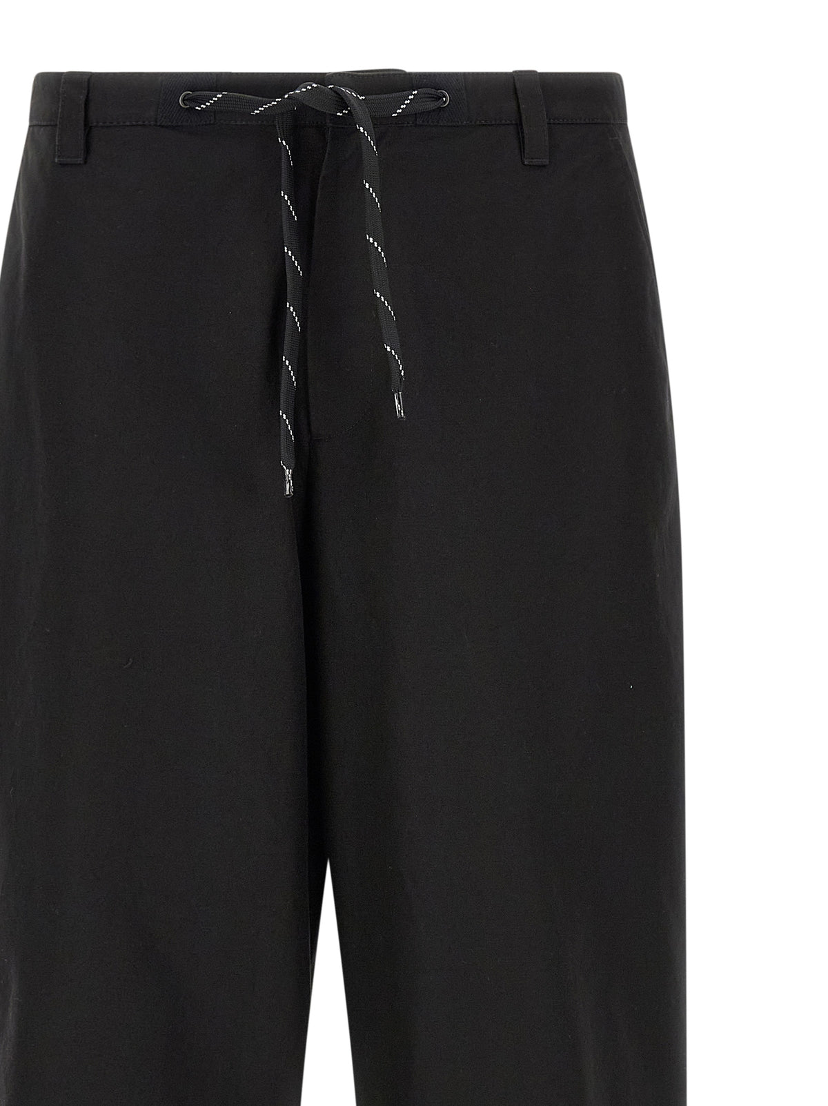 Balenciaga Black Cotton Chino Pants