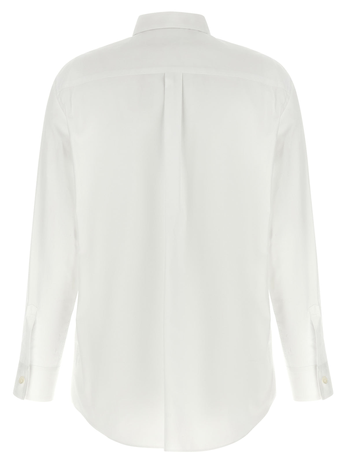 Comme Des Garçons White Cotton Blouse