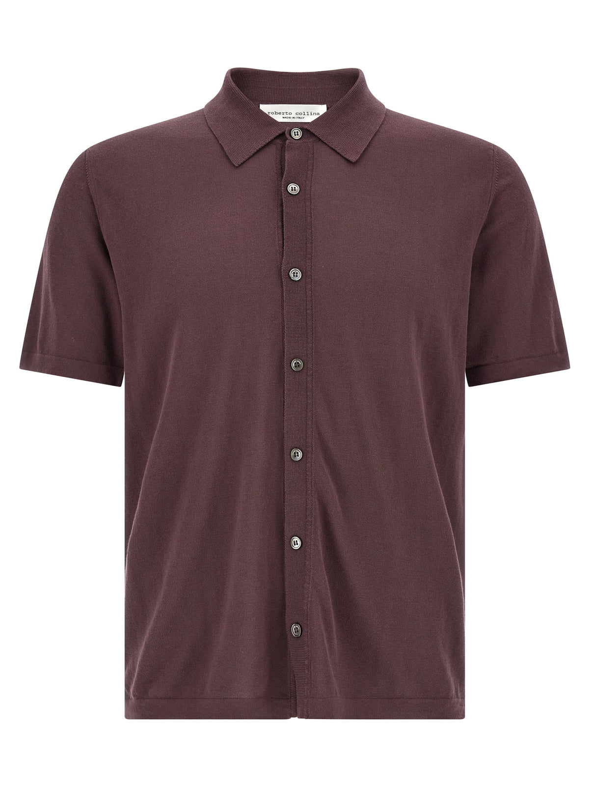 Roberto Collina Bordeaux Cotton Blouse