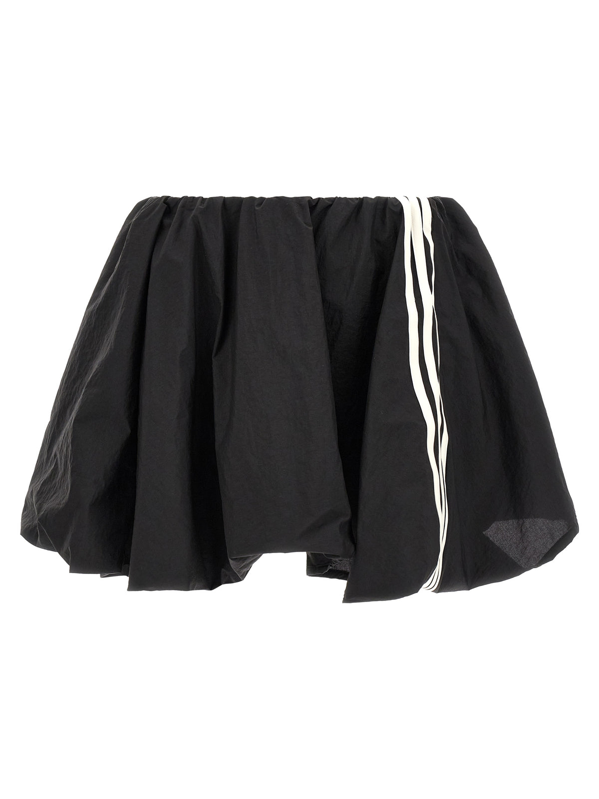 Y-3 Black Polyamide Long Skirt