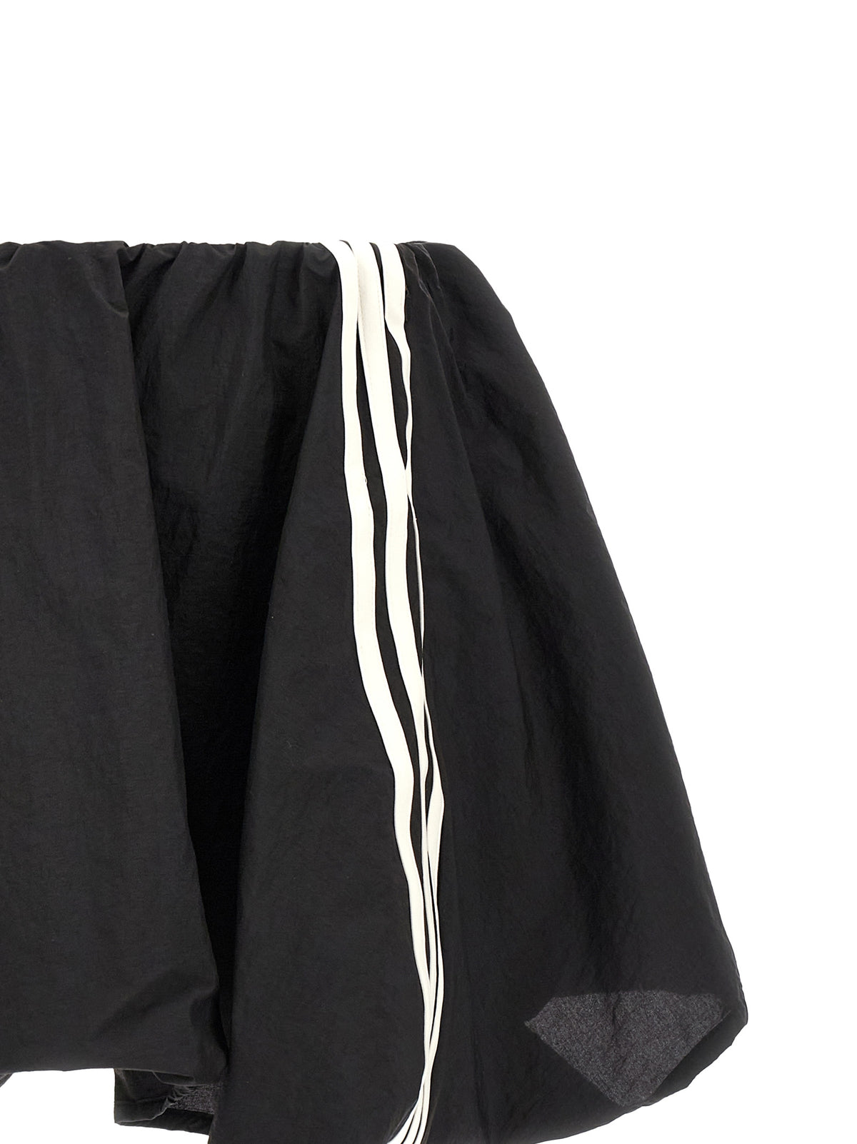 Y-3 Black Polyamide Long Skirt