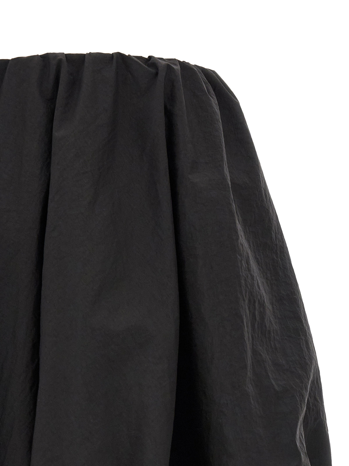 Y-3 Black Polyamide Long Skirt