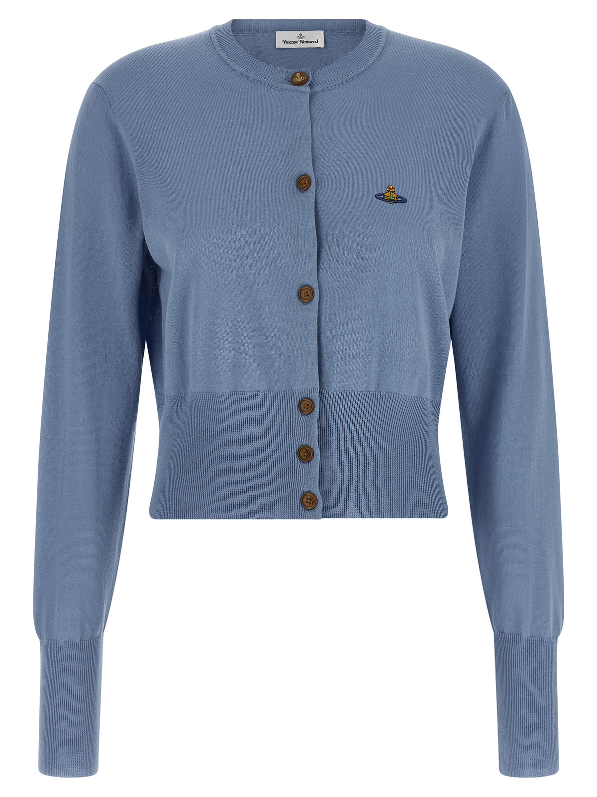 Vivienne Westwood Blue Cotton Cardigan