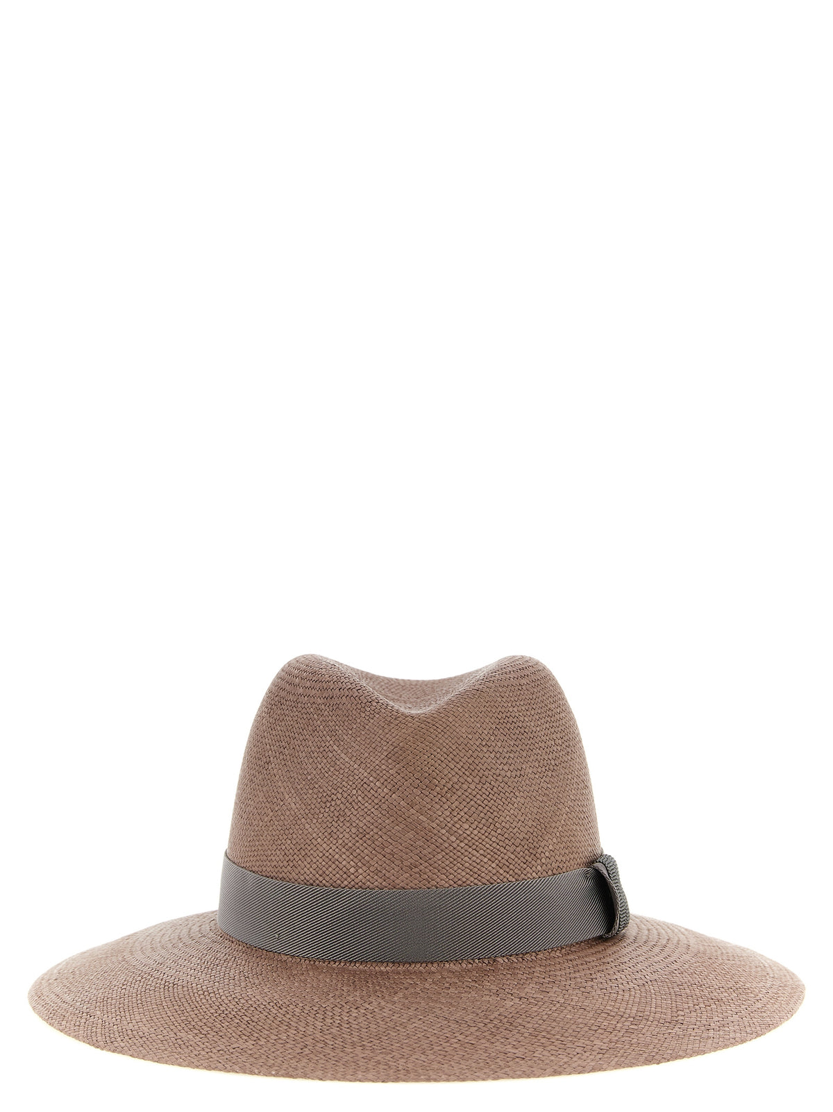 Brunello Cucinelli Brown Hemp Fedora