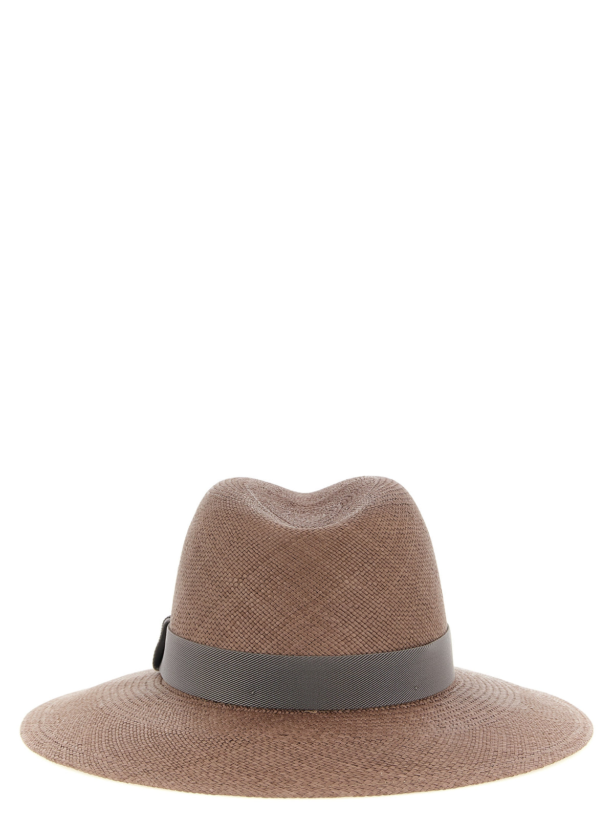 Brunello Cucinelli Brown Hemp Fedora