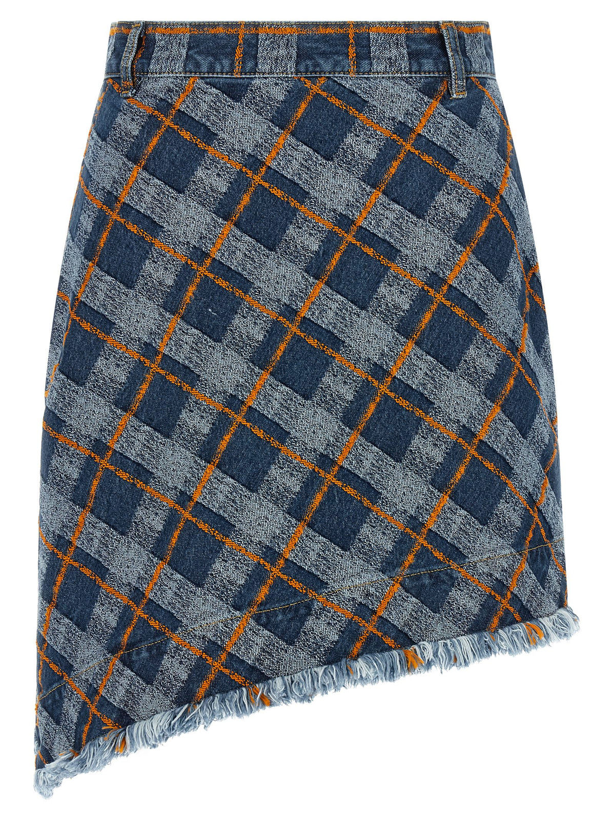 Vivienne Westwood Blue Cotton Long Skirt