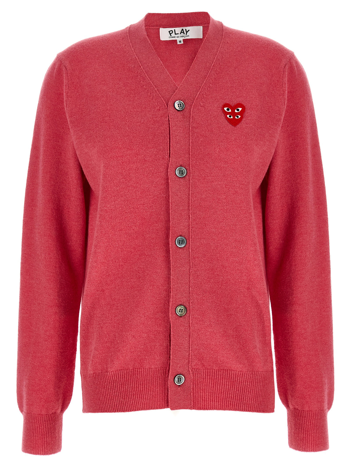 Comme Des Garçons Play Multicolor Wool Cardigan