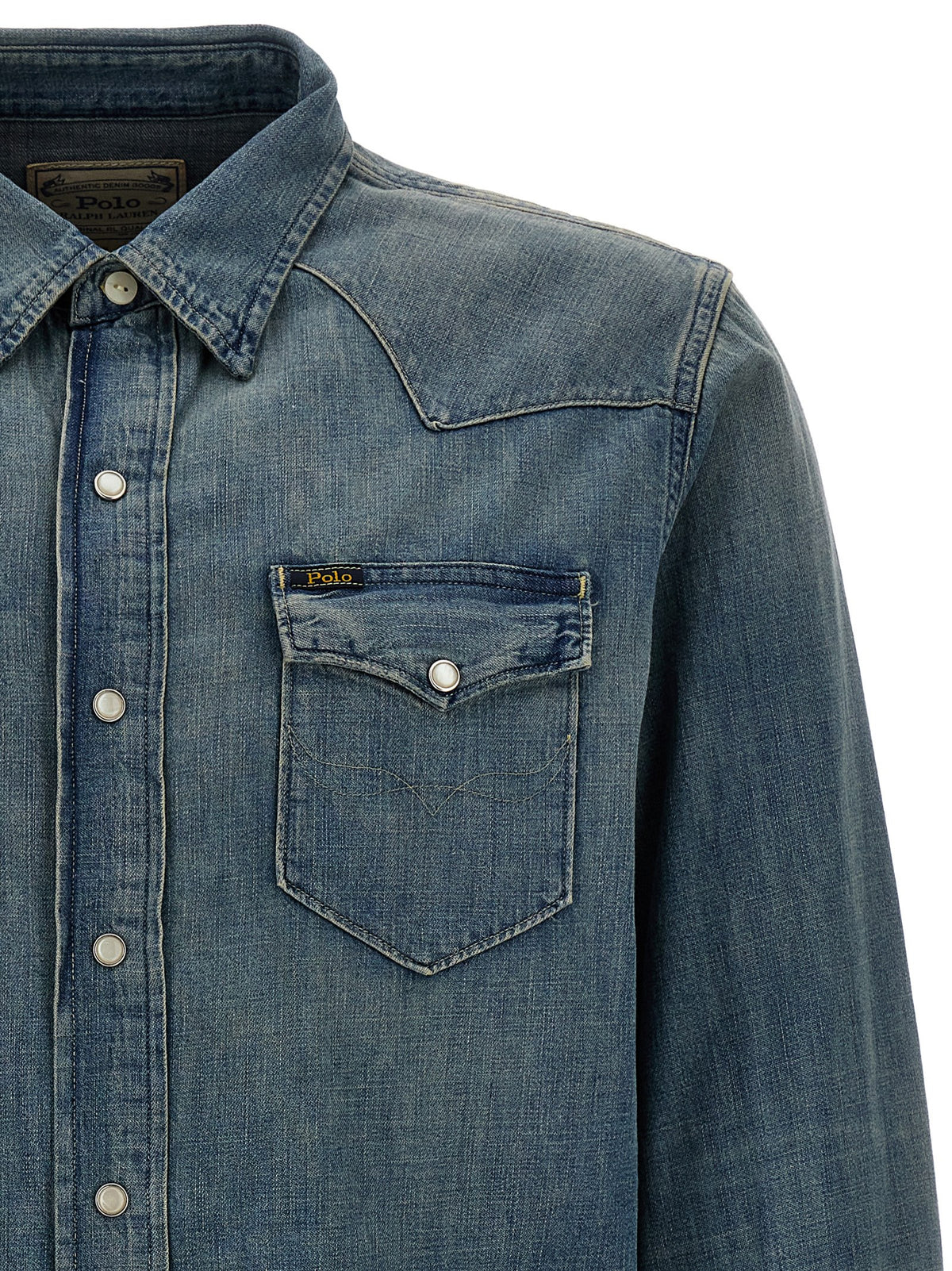 Polo Ralph Lauren Blue Cotton Blouse