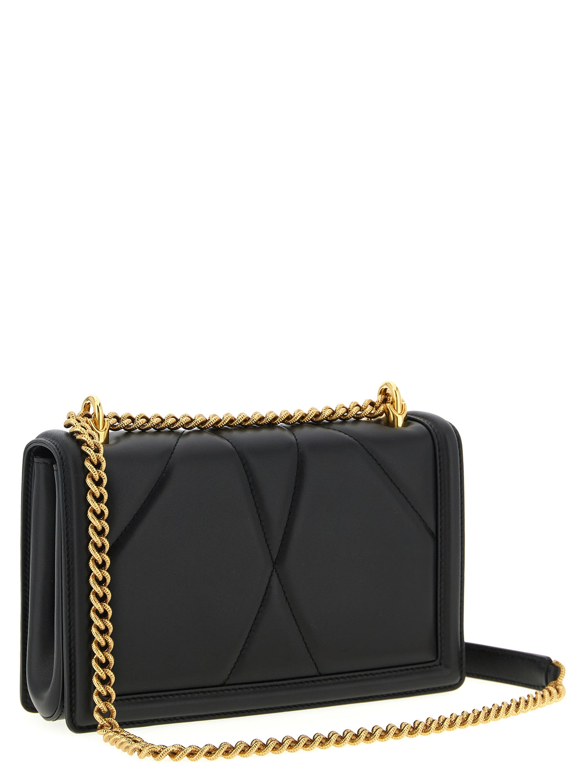 Dolce & Gabbana Black Calfskin Crossbody Bag