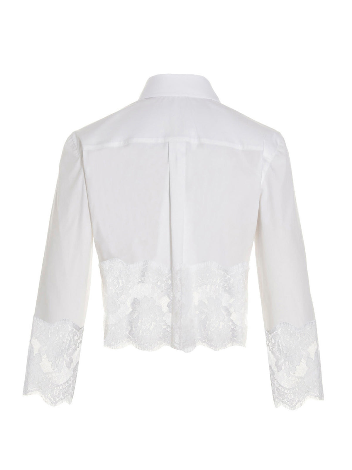 Dolce & Gabbana White Cotton Blouse