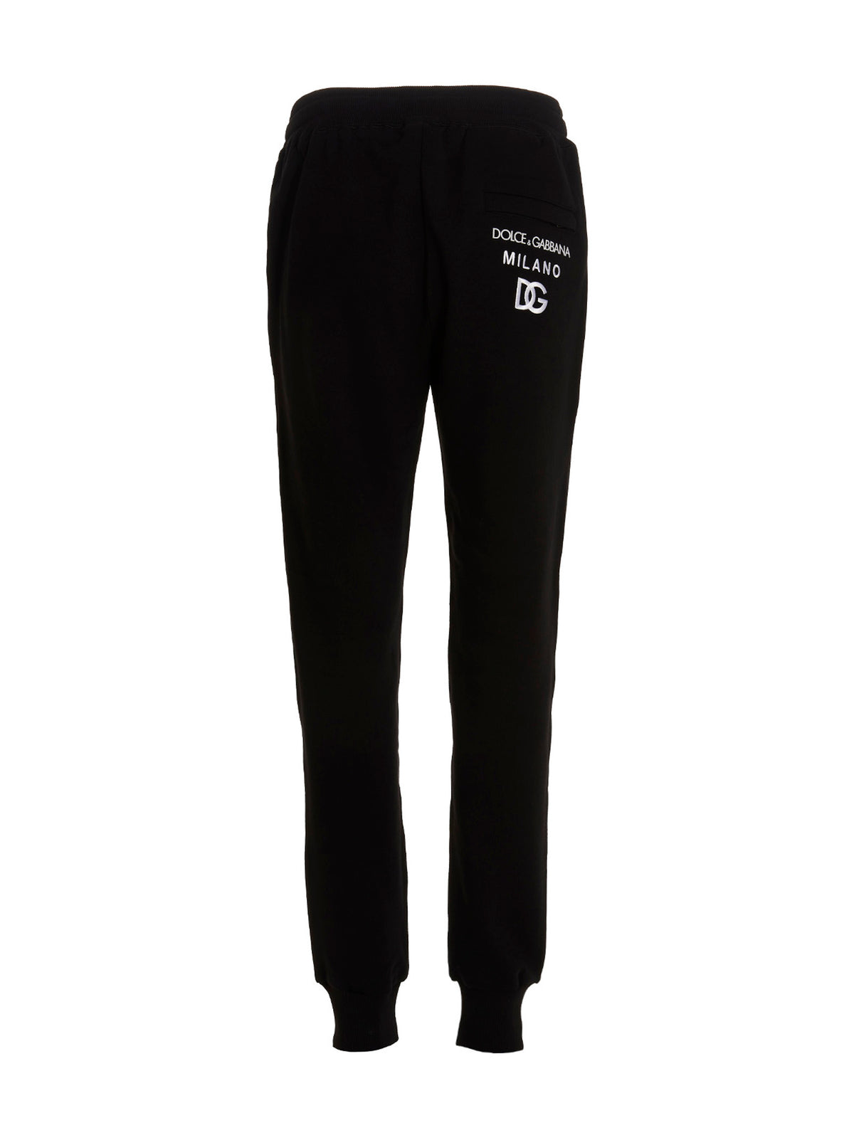 Dolce & Gabbana Black Cotton Joggers (Workout Pants)