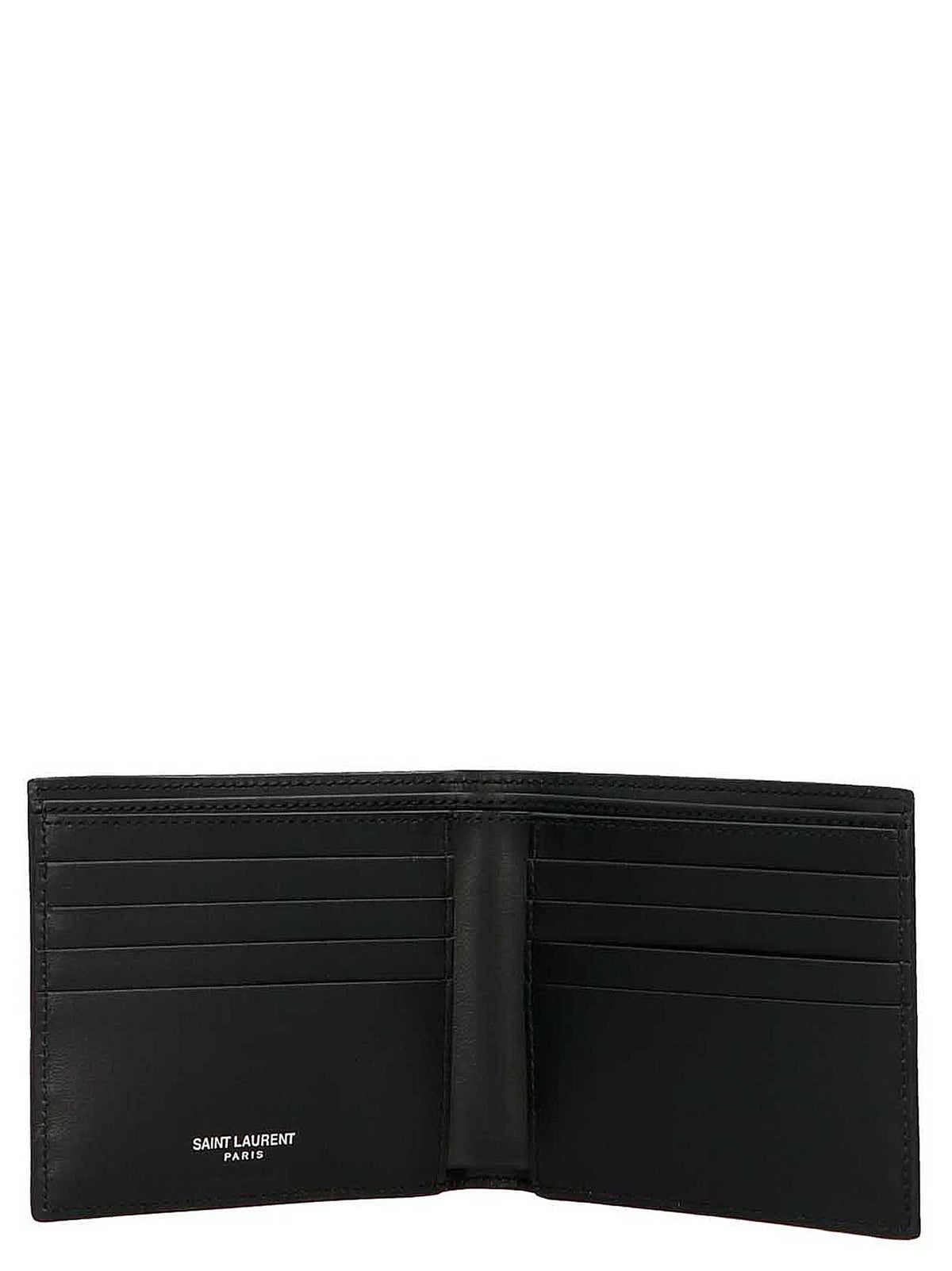 Saint Laurent Black Calfskin Wallet