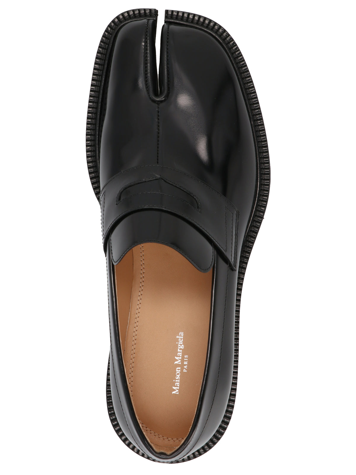 Maison Margiela Black Calfskin Slip-On Loafers