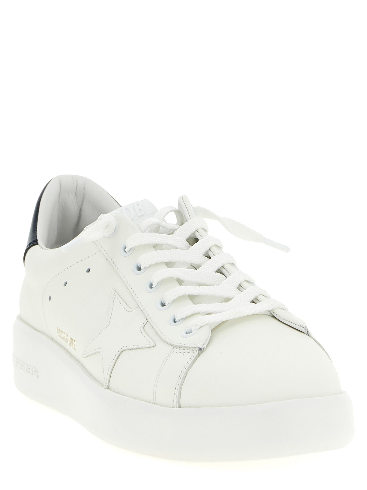 Golden Goose Blue Cowhide Low Top Sneakers