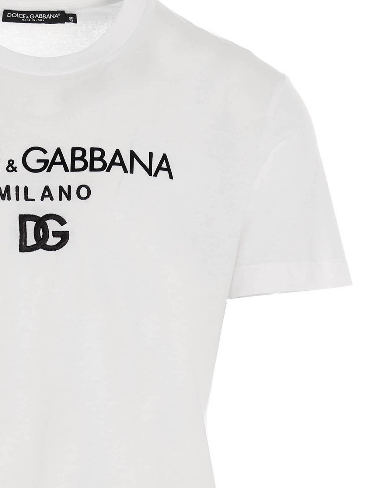 Dolce & Gabbana White Cotton T-Shirt