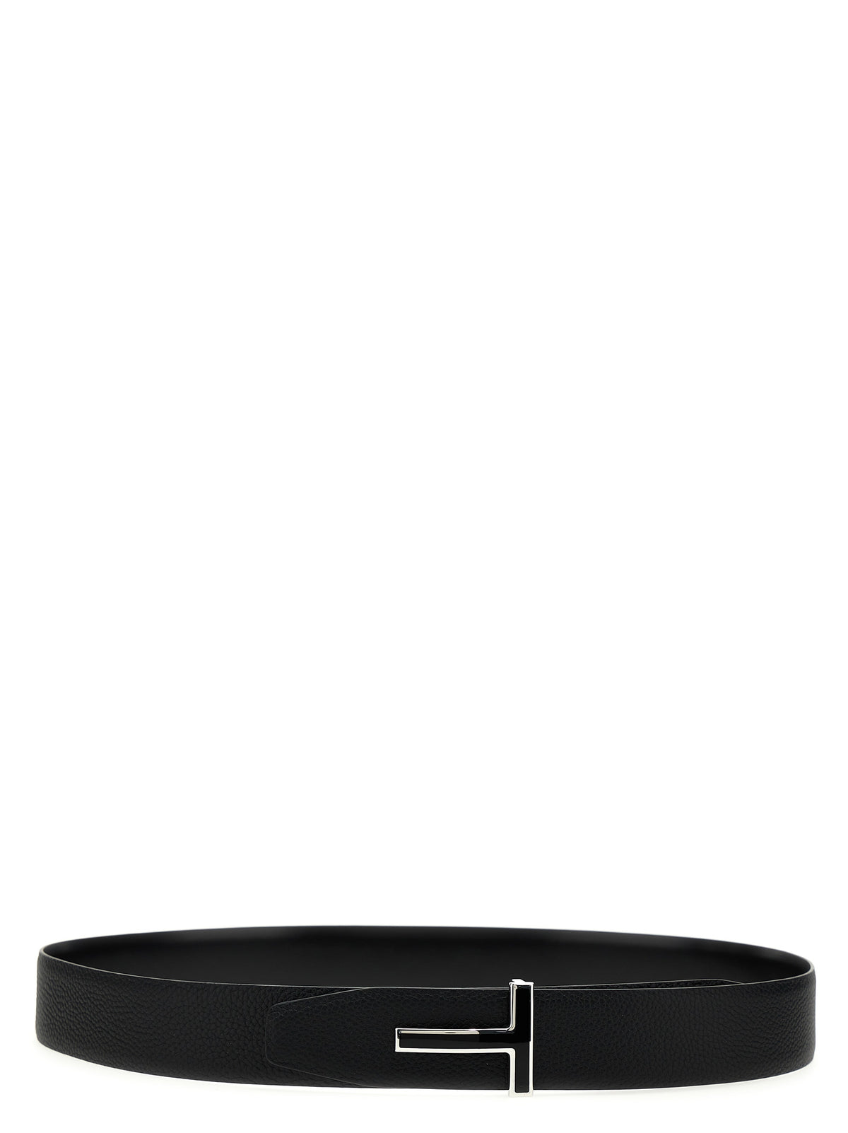Tom Ford Black Calfskin Regular Belt