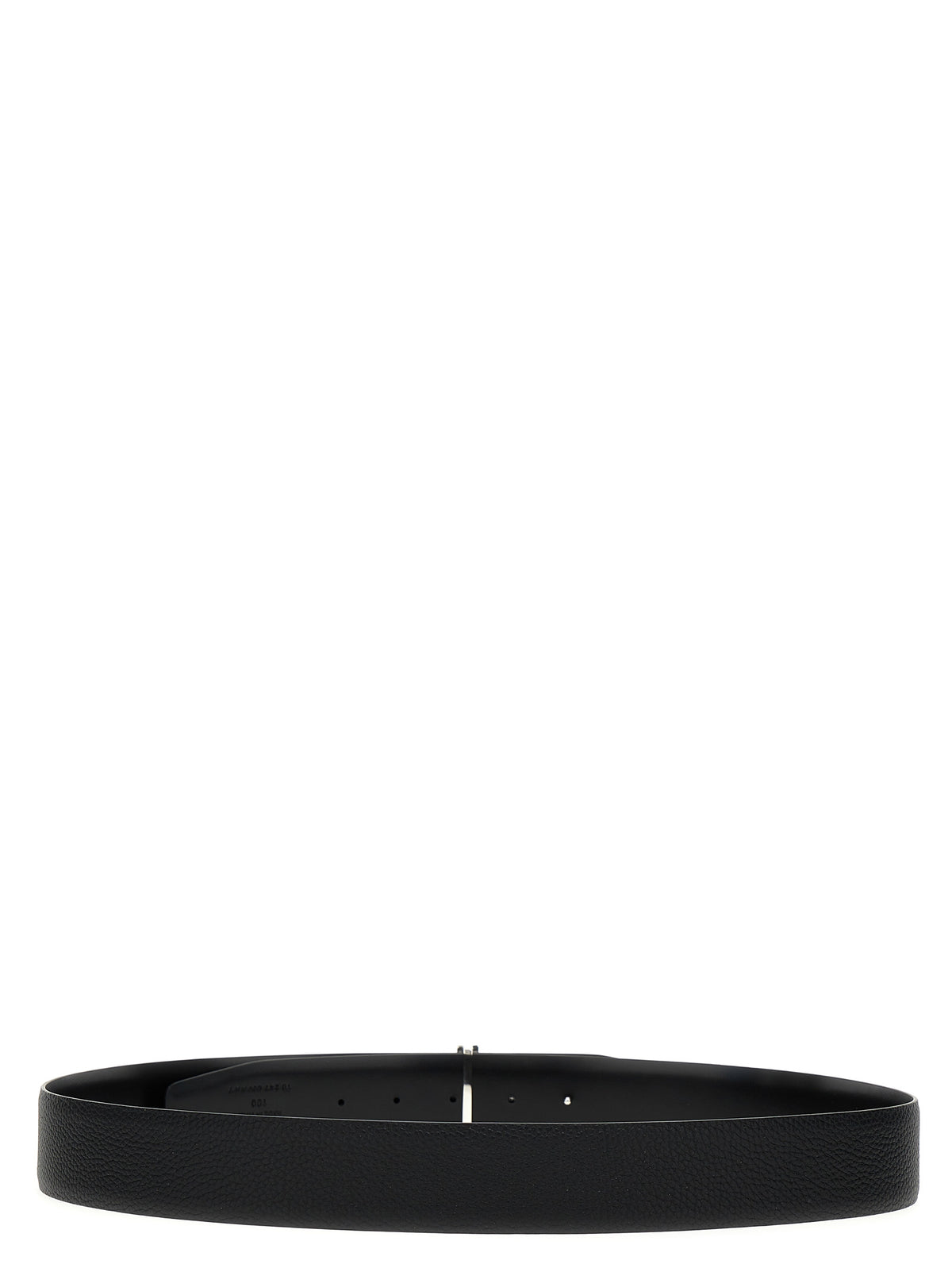 Tom Ford Black Calfskin Regular Belt